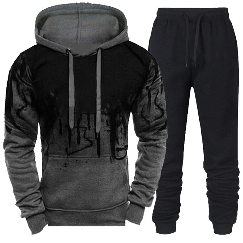 Tracksuit Hoodie and Pants Set