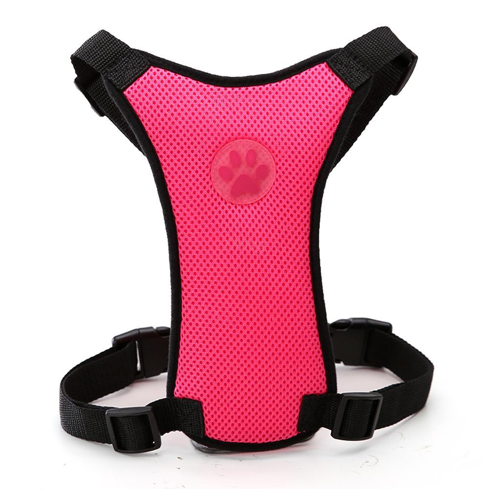 Breathable Mesh Pet Car Safety Chest Harness-1