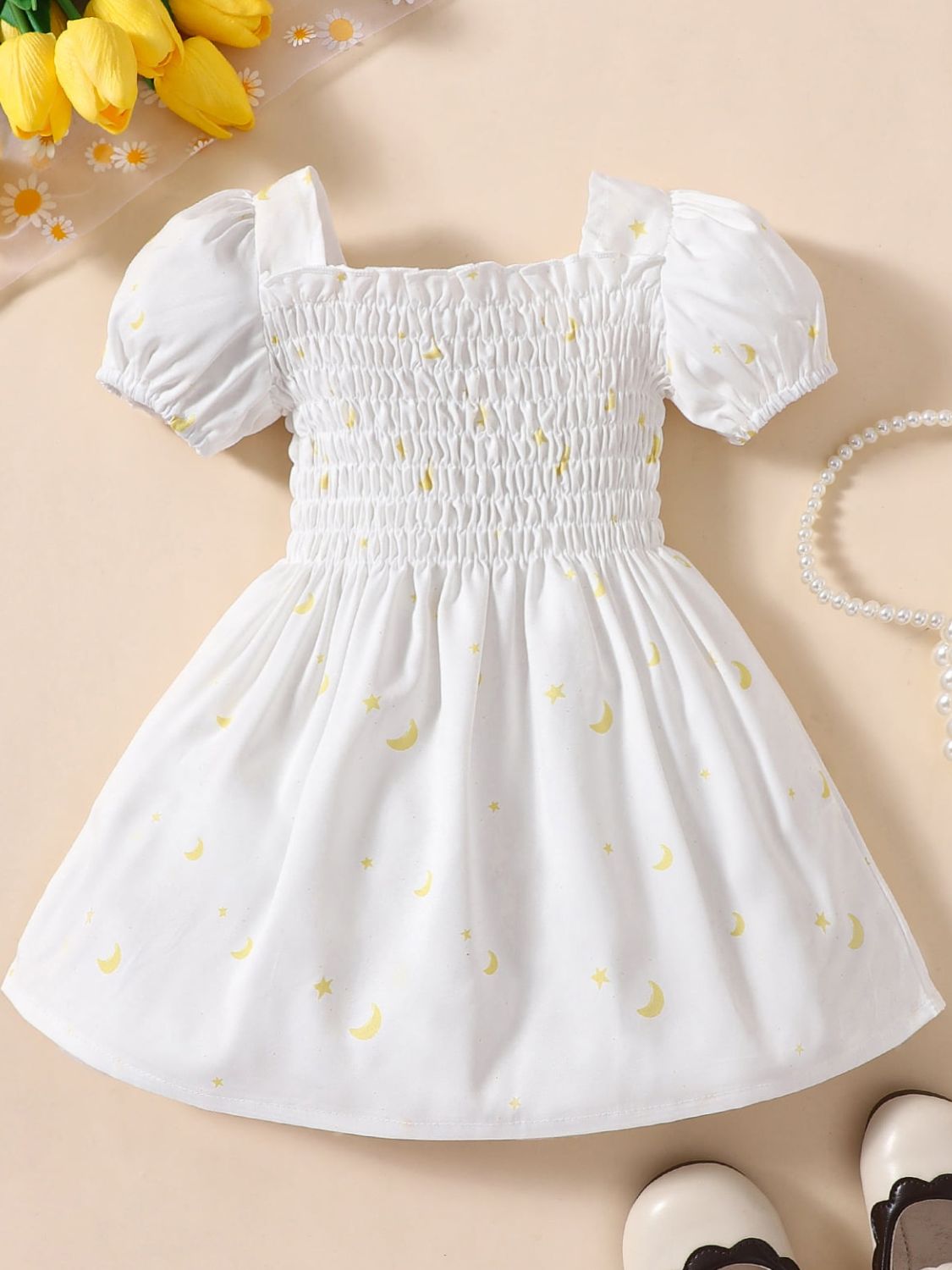 baby-girl-printed-square-neck-smocked-dress