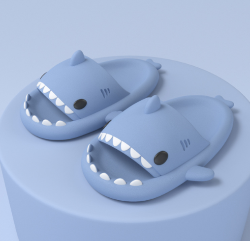 adults-slippers-indoor-outdoor-funny-shark-cartoon