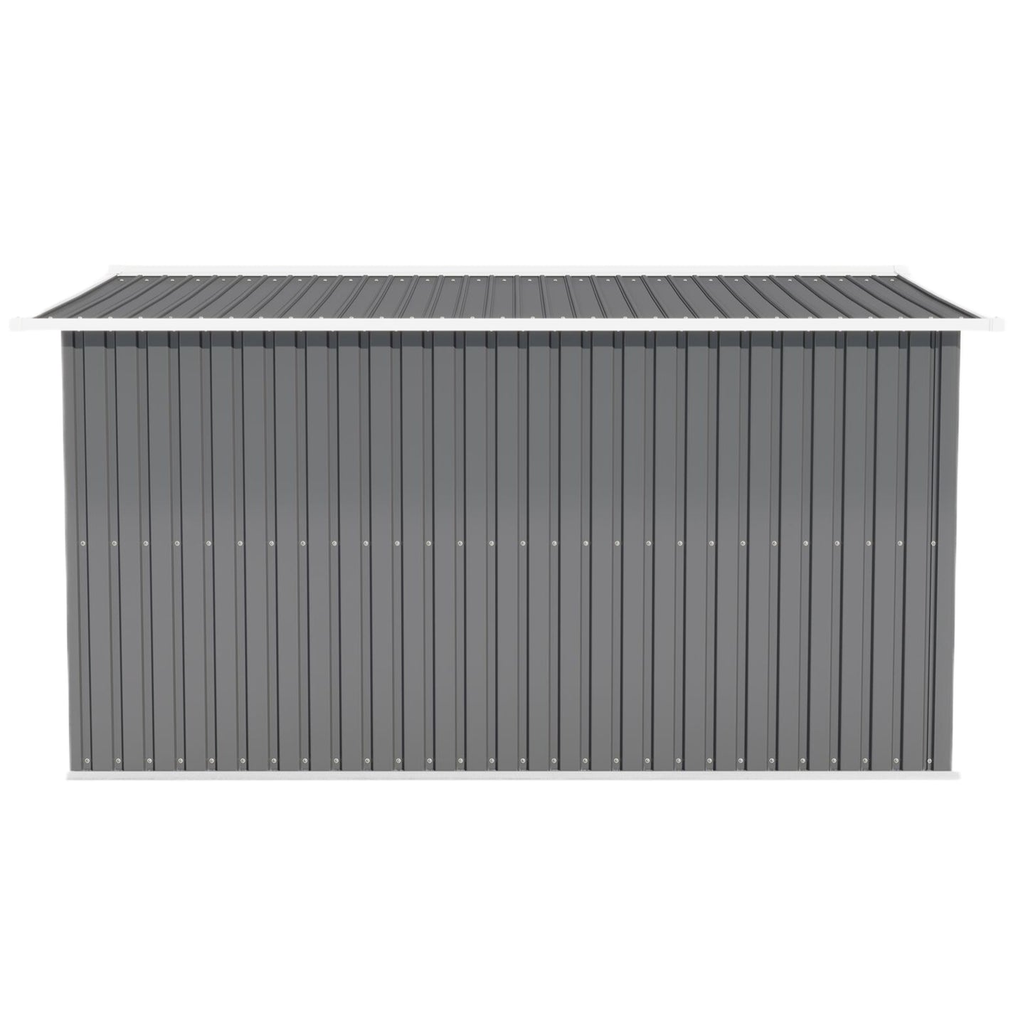 Patio, Lawn & Garden,Metal Outdoor Storage Shed 10FT x 8FT, Clearance with Lockable Door Metal Garden Shed Steel Anti-Corrosion Storage House Waterproof Tool Shed for Backyard Patio, Lawn and Garden