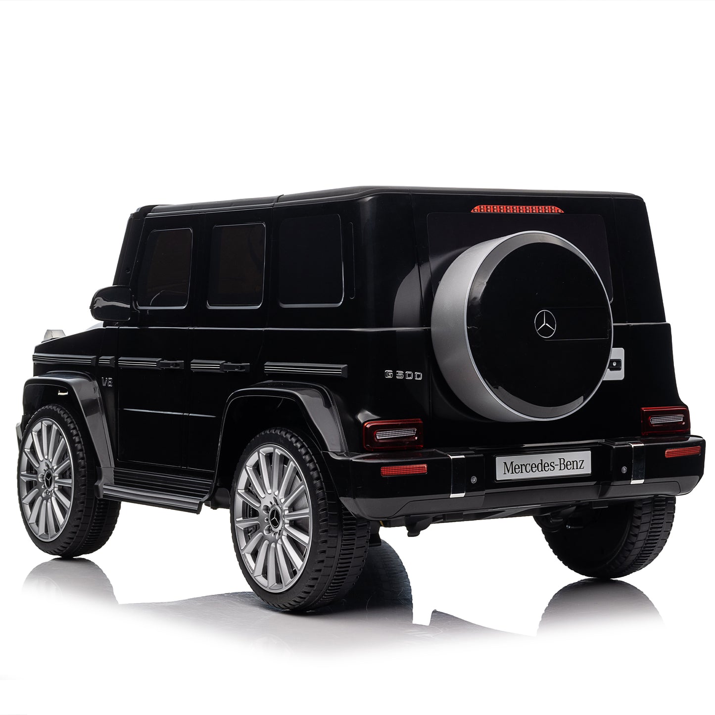 Licensed Mercedes-Benz G500,24V Kids ride on toy 2.4G W/Parents Remote Control,electric car for kids,Three speed adjustable,Power display, USB,MP3 ,Bluetooth,LED light,Three-point safety belt