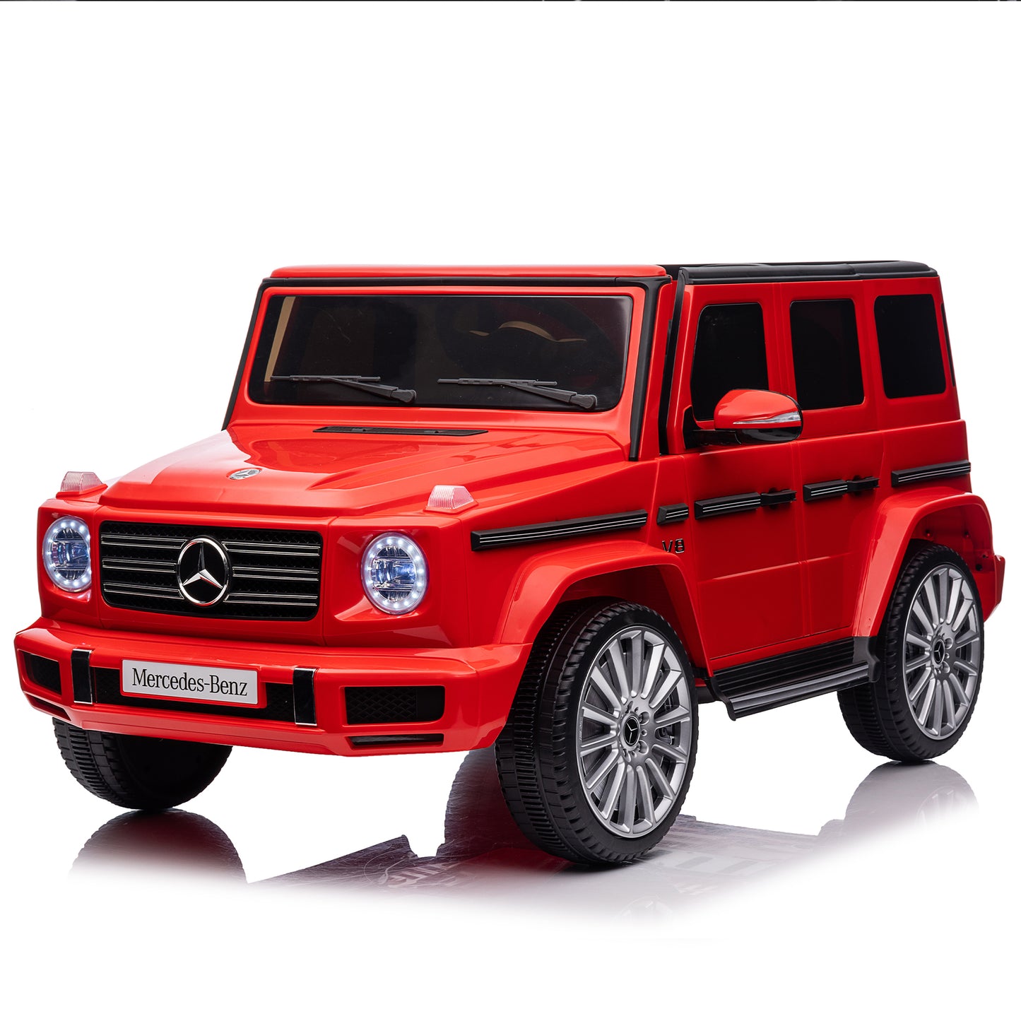 Licensed Mercedes-Benz G500,24V Kids ride on toy 2.4G W/Parents Remote Control,electric car for kids,Three speed adjustable,Power display, USB,MP3 ,Bluetooth,LED light,Three-point safety belt