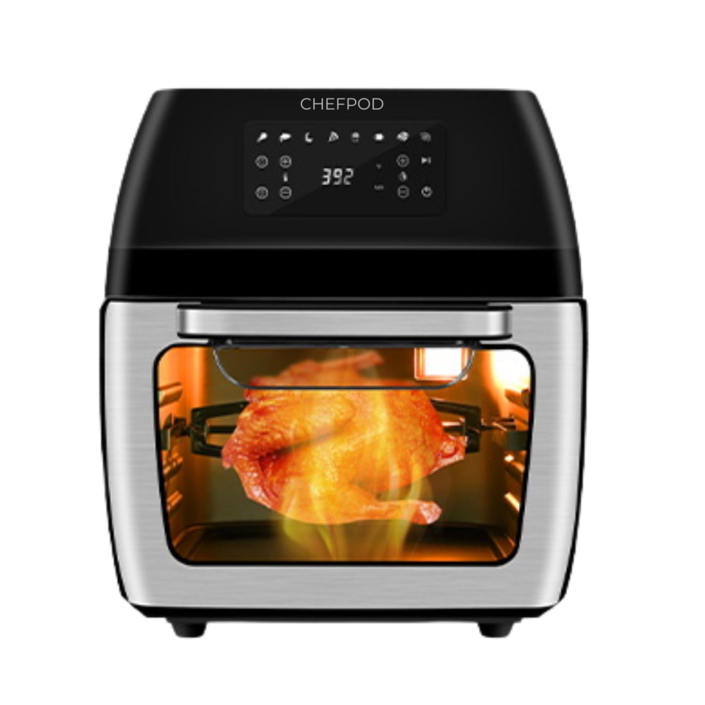 CHEFPod Pro - Air Fryer Oven Digital Touchscreen 13 QT Family Rotisserie Cooker-1