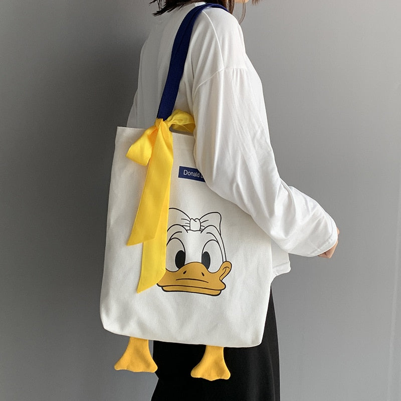 Single-Shoulder Canvas Tote Bags