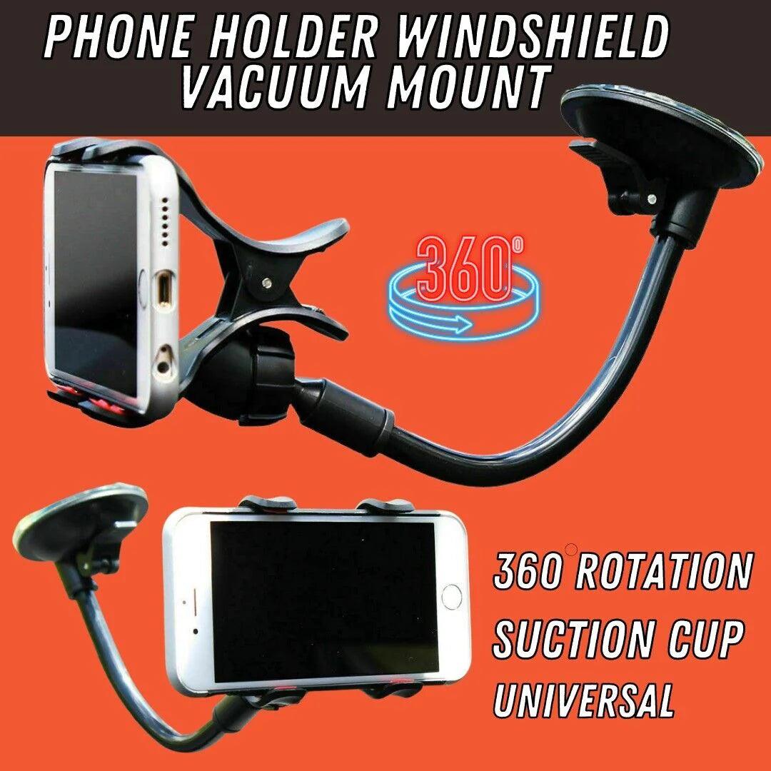 Car Windshield Vacuum Mount Cell Phone Holder Stand for Universal Iphone Samsung-2