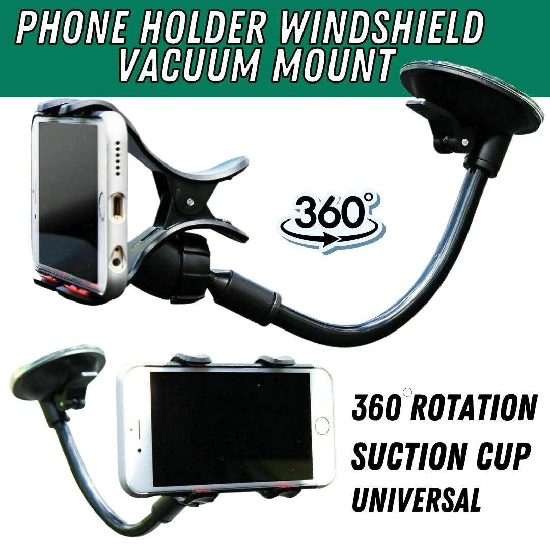 Car Windshield Vacuum Mount Cell Phone Holder Stand for Universal Iphone Samsung-3