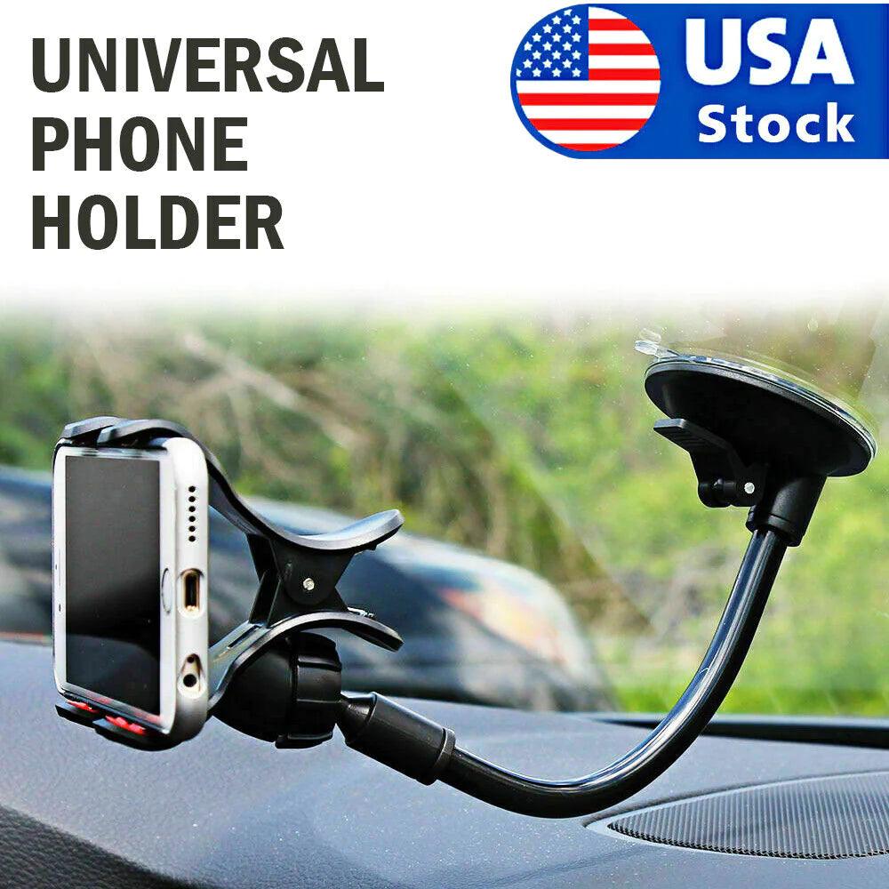 Car Windshield Vacuum Mount Cell Phone Holder Stand for Universal Iphone Samsung-5