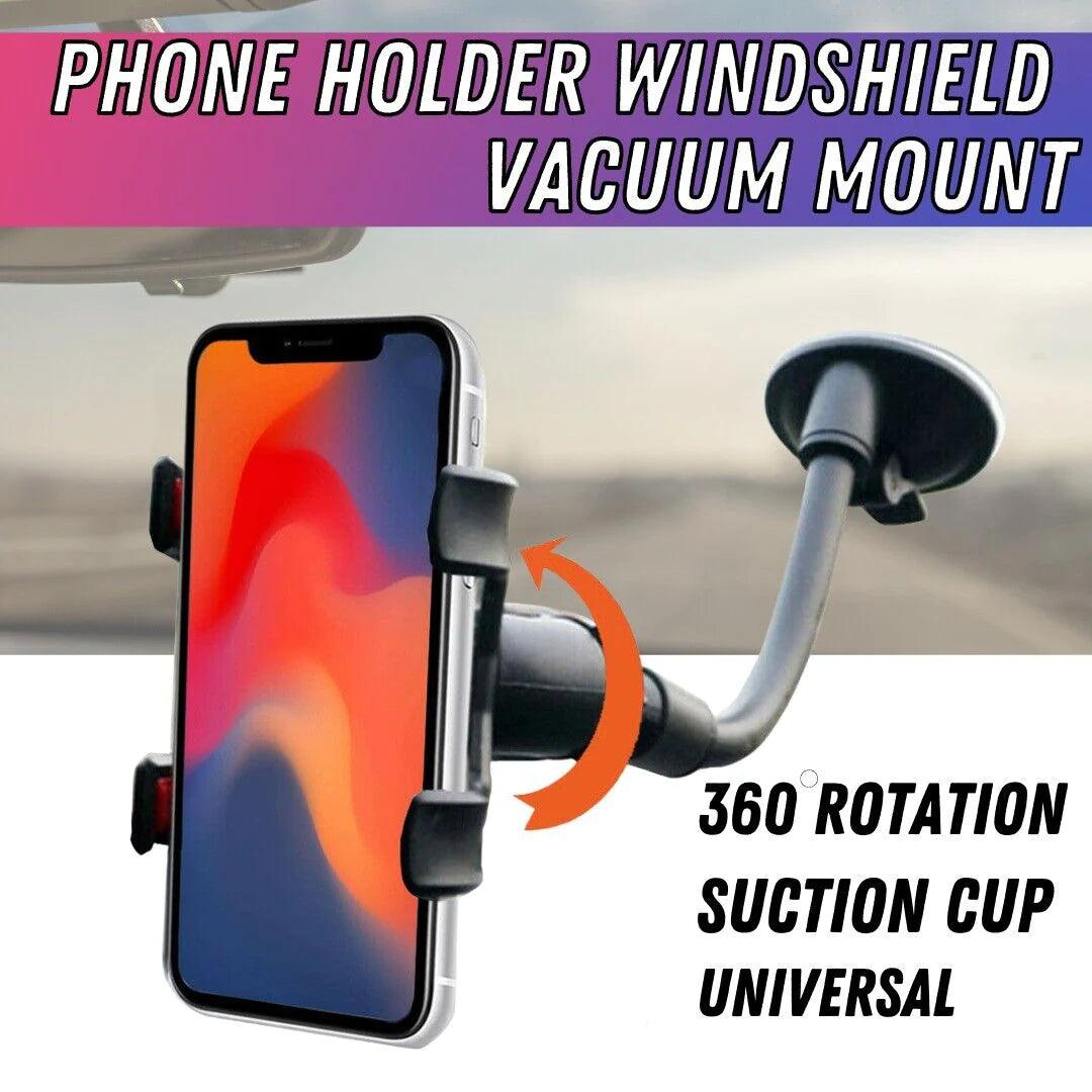 Car Windshield Vacuum Mount Cell Phone Holder Stand for Universal Iphone Samsung-8