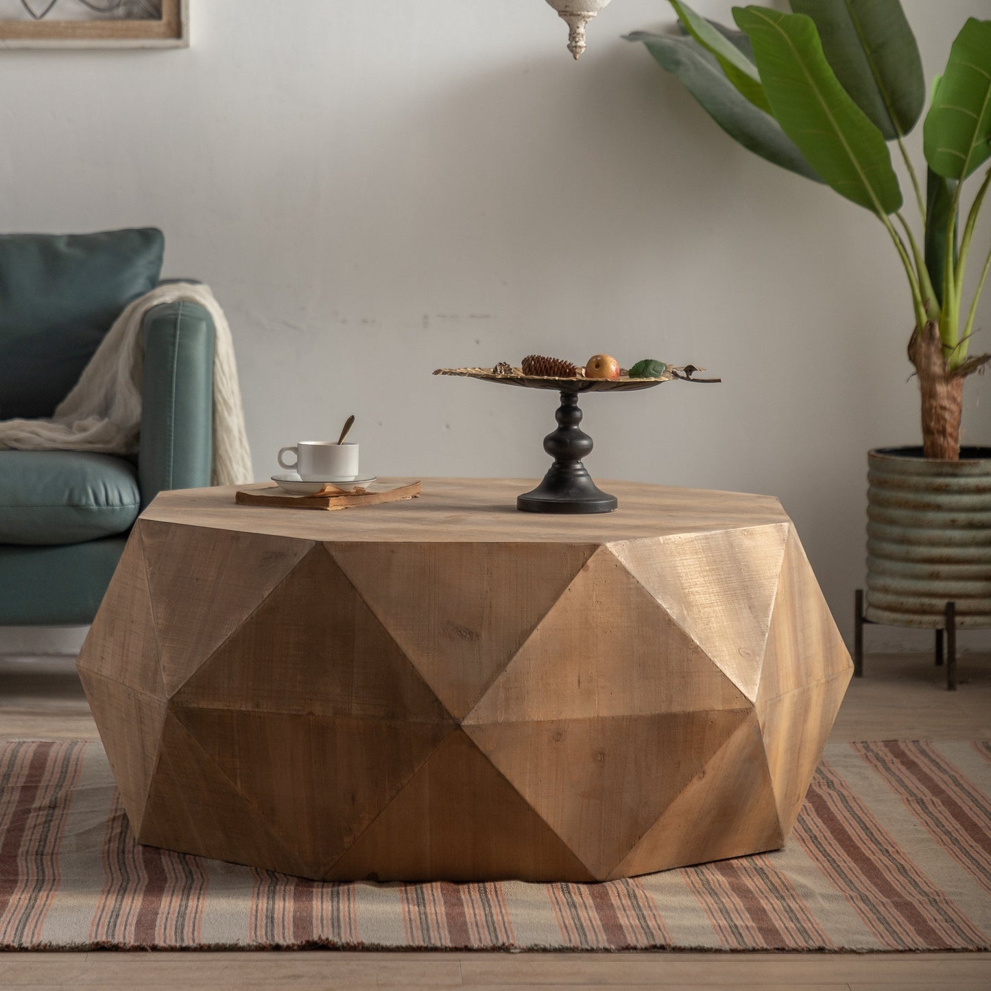 Three-dimensional Retro Style Coffee Table-6