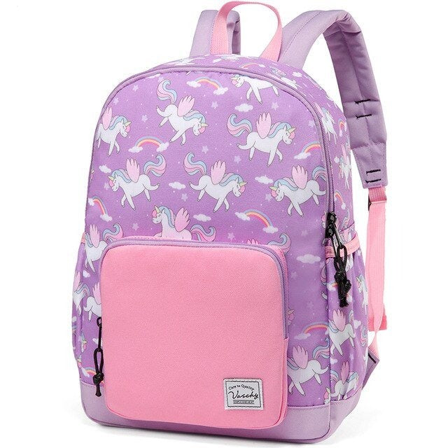 Children Backpack Kids School Bags Kindergarten Preschool Backpack Cartoon Backpack for Girls Boys With Chest Strap-2