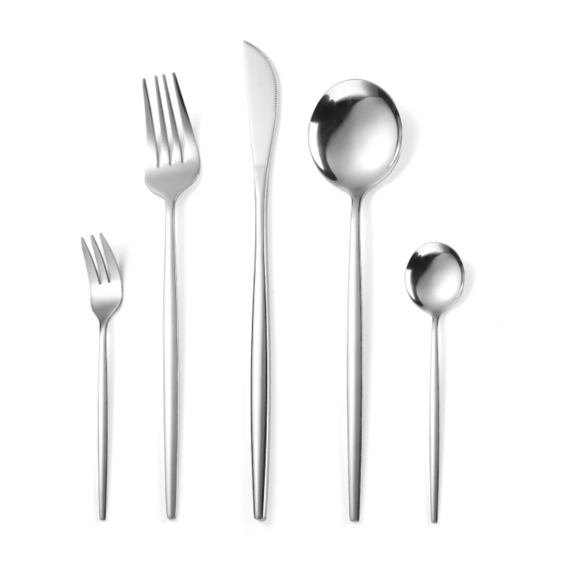 Slim Flatware -Place Set of 5-3