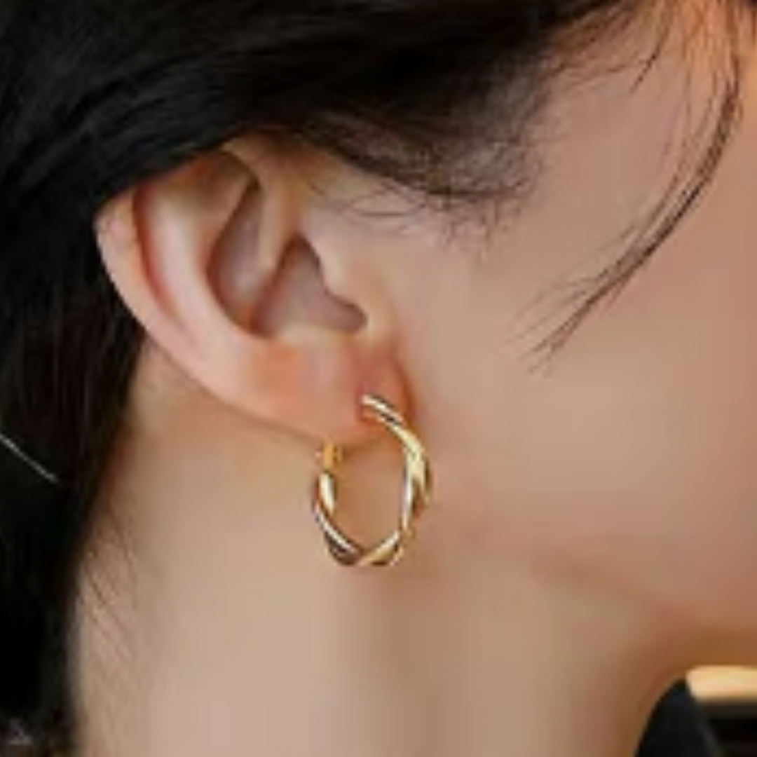 Turn Hoop Earrings-1