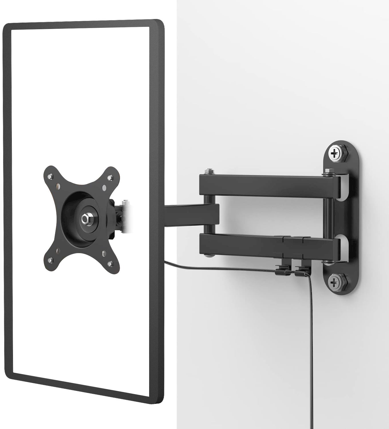 Full Motion Wall Mount Extension Arm Rotate Tilt Swivel-0