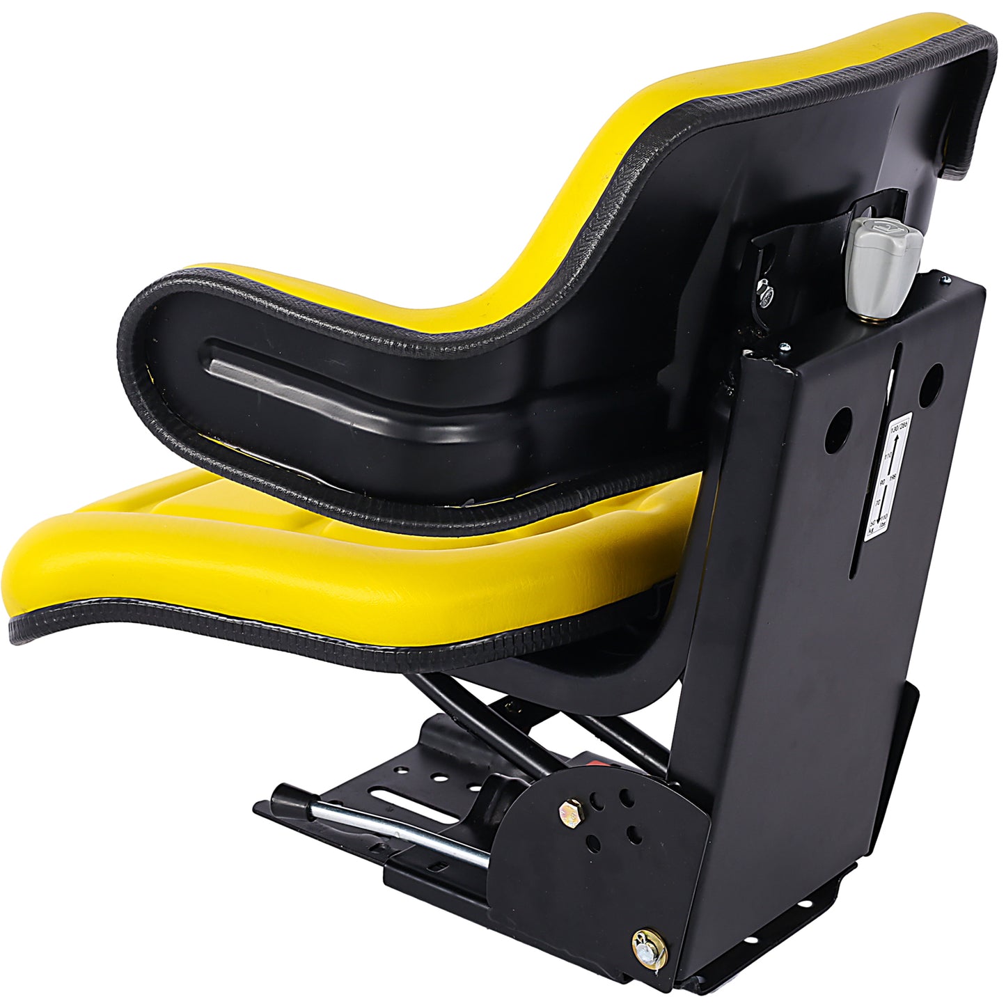 TRAC SEATS BRAND WAFFLE STYLE UNIVERSAL TRACTOR SUSPENSION SEAT WITH TILT FITS FORD/NEW HOLLAND 3900 3930 3910 5000 5100 5600 5610 5900 5910,yellow