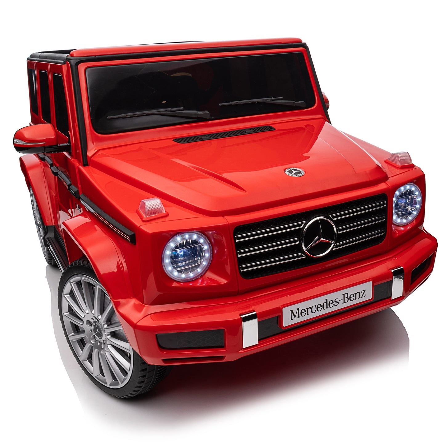 Licensed Mercedes-Benz G500,24V Kids ride on toy 2.4G W/Parents Remote Control,electric car for kids,Three speed adjustable,Power display, USB,MP3 ,Bluetooth,LED light,Three-point safety belt