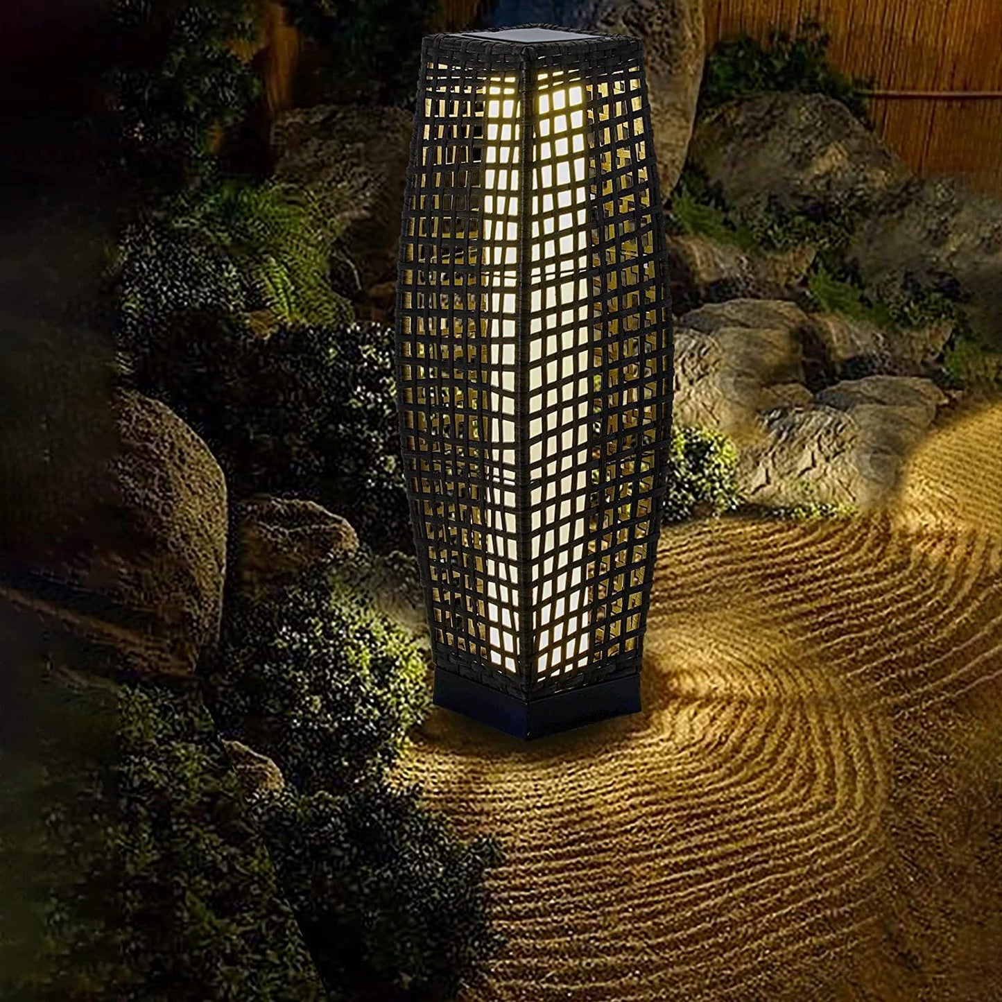 Outdoor Solar-Powered Floor Lamp-5