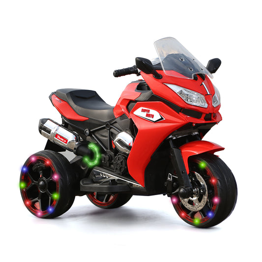 TAMCO 12V Kids Electric motorcycle ,ride on motorcycle,Three lighting wheels Kids electric toys BoysGirls Motorcycle, Children Battery Motor Bikes Rechargeable 3 Wheels Ride on  Electric Motorcycle