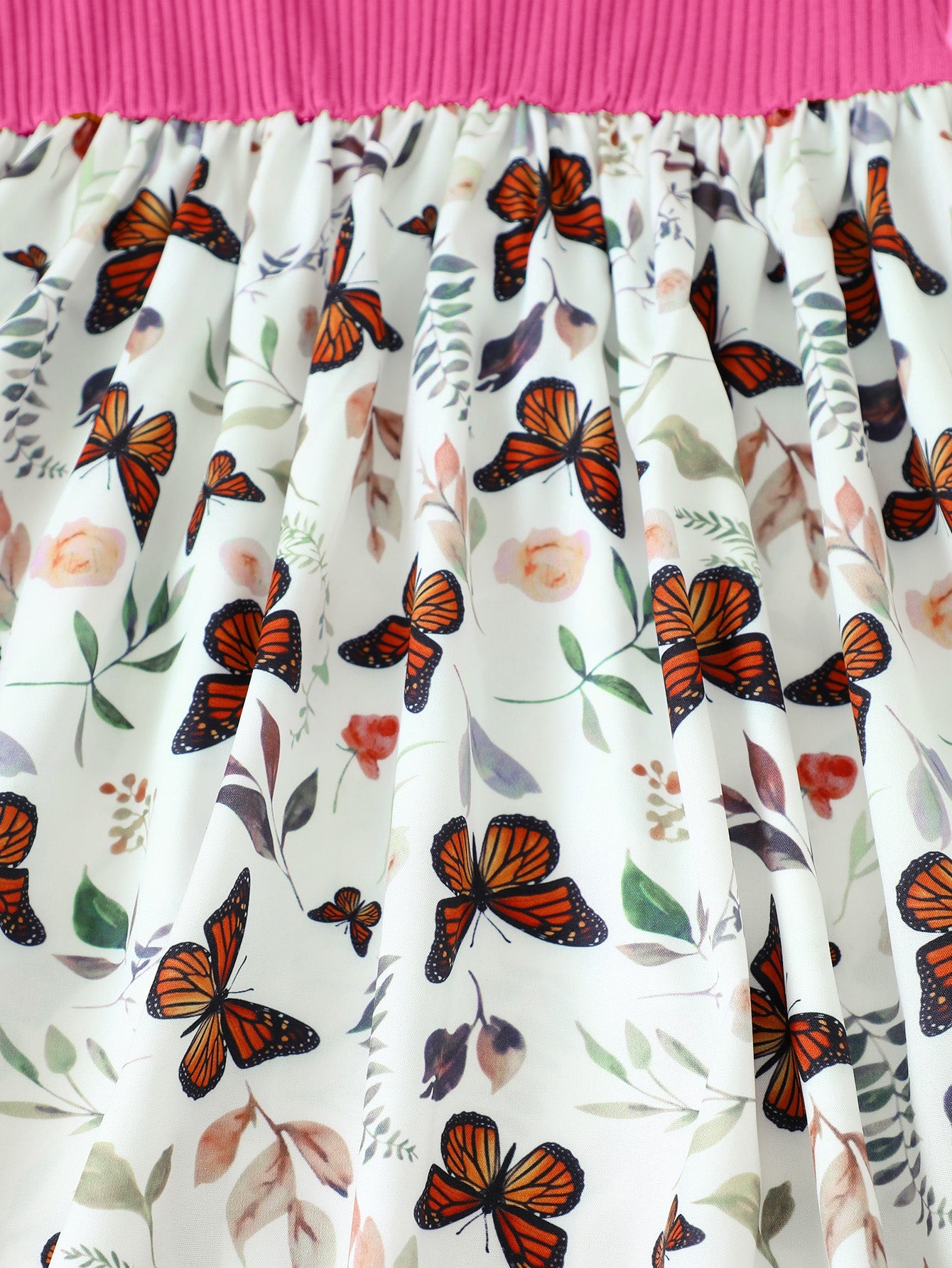 butterfly-print-bow-detail-dress