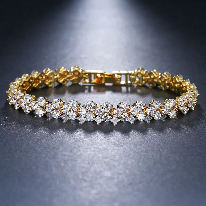 Stellar Triple Row Brilliant Bracelet