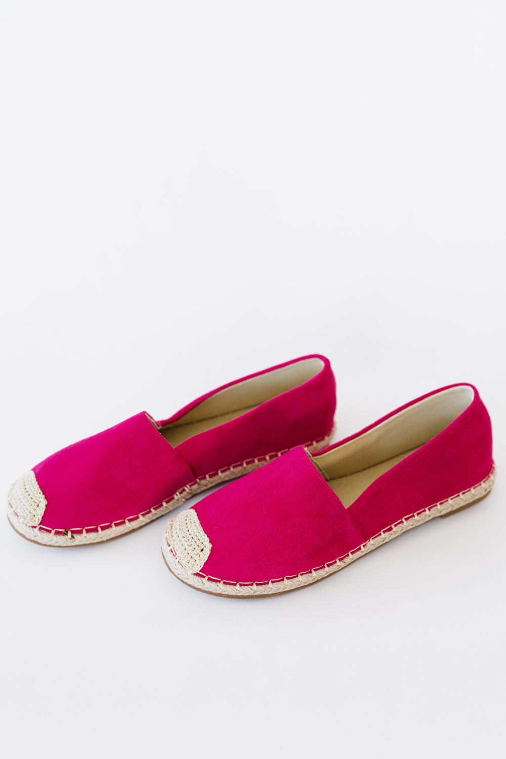 Casual Fuchsia Espadrille Shoes - American Smart