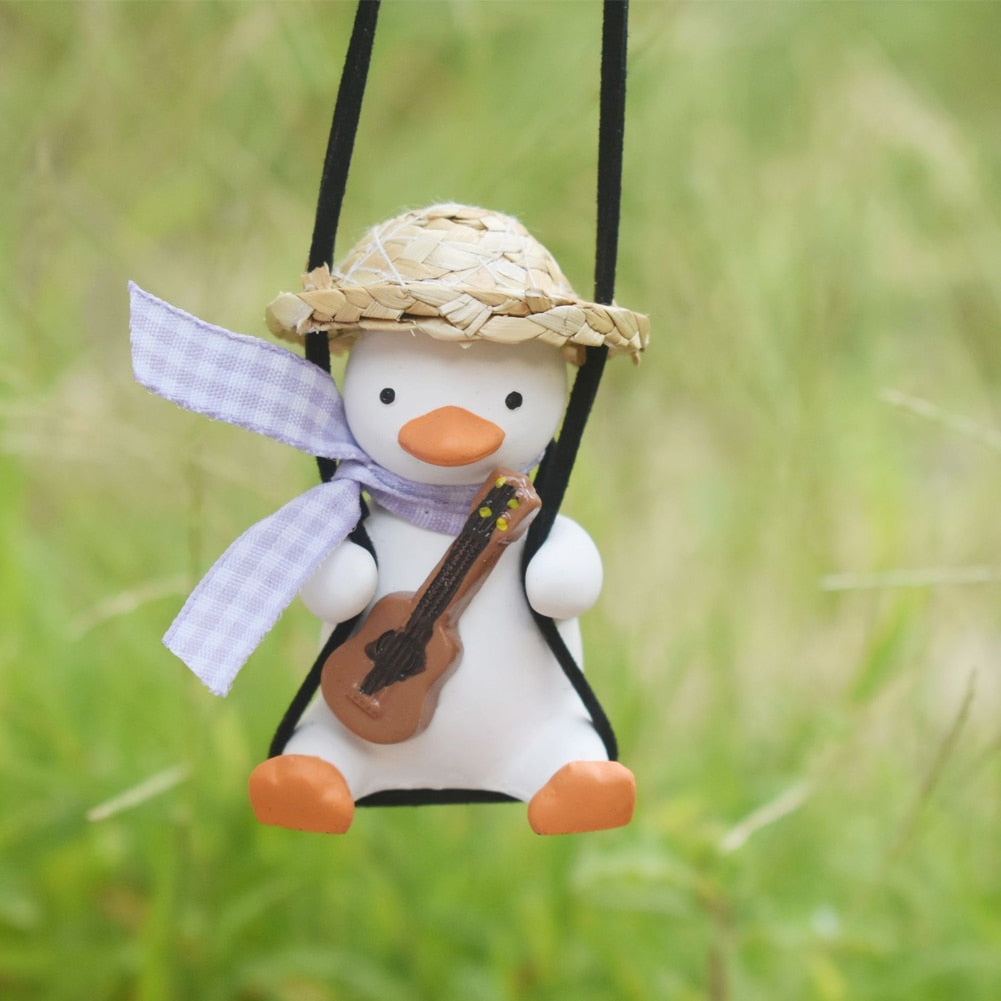 car-pendant-cute-swinging-duck