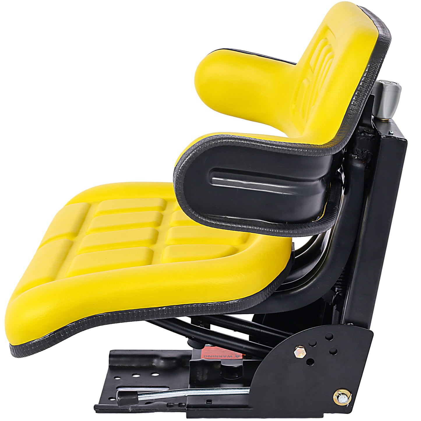 TRAC SEATS BRAND WAFFLE STYLE UNIVERSAL TRACTOR SUSPENSION SEAT WITH TILT FITS FORD/NEW HOLLAND 3900 3930 3910 5000 5100 5600 5610 5900 5910,yellow