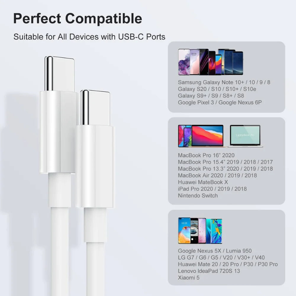 Type-C to Type-C Fast Charger Cable