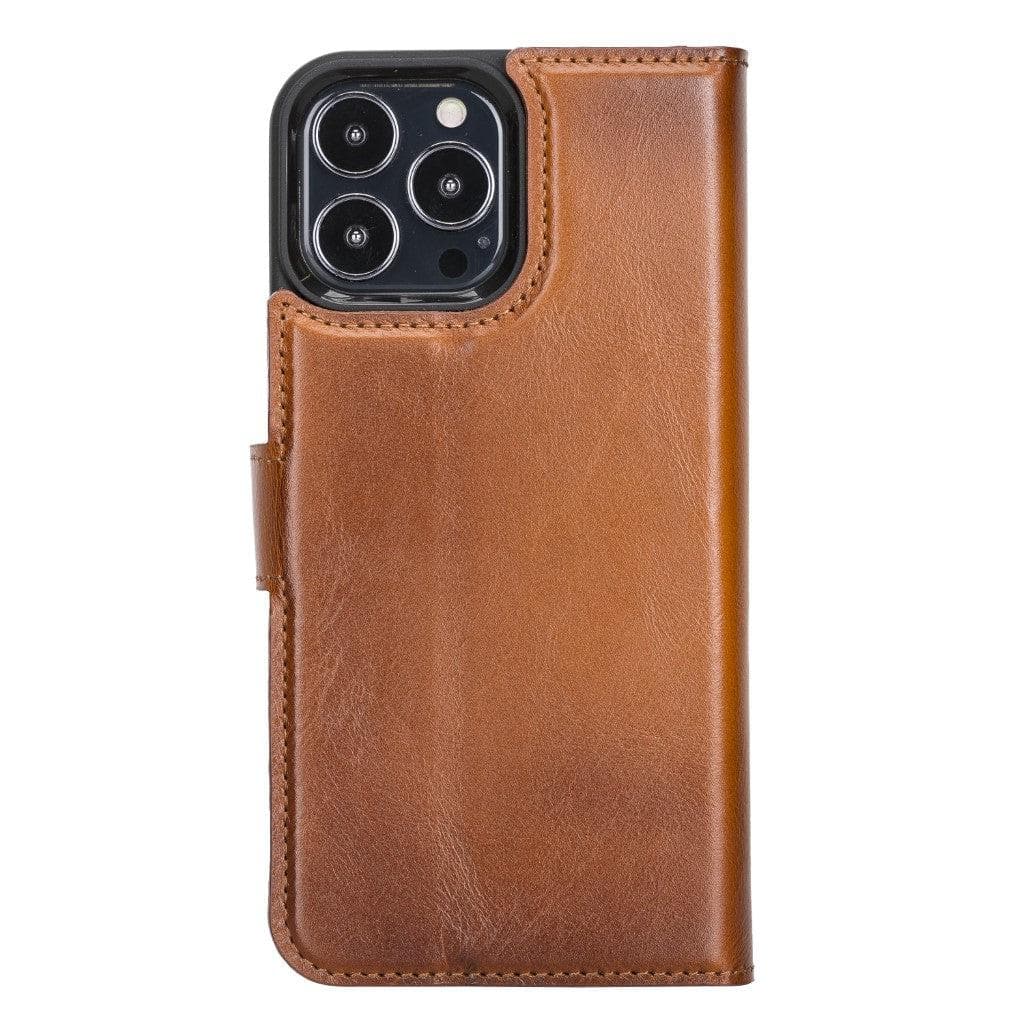 Apple iPhone 13 Series Detachable Leather Wallet Case - MW-4