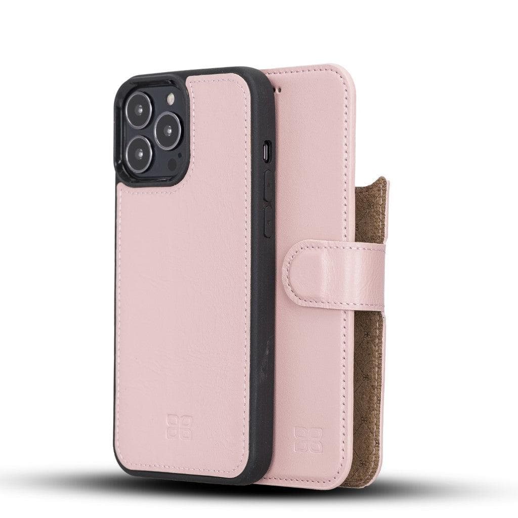 Apple iPhone 13 Series Detachable Leather Wallet Case - MW-8