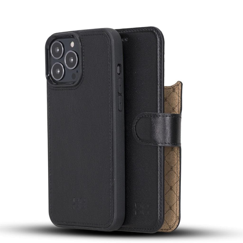 Apple iPhone 13 Series Detachable Leather Wallet Case - MW-10