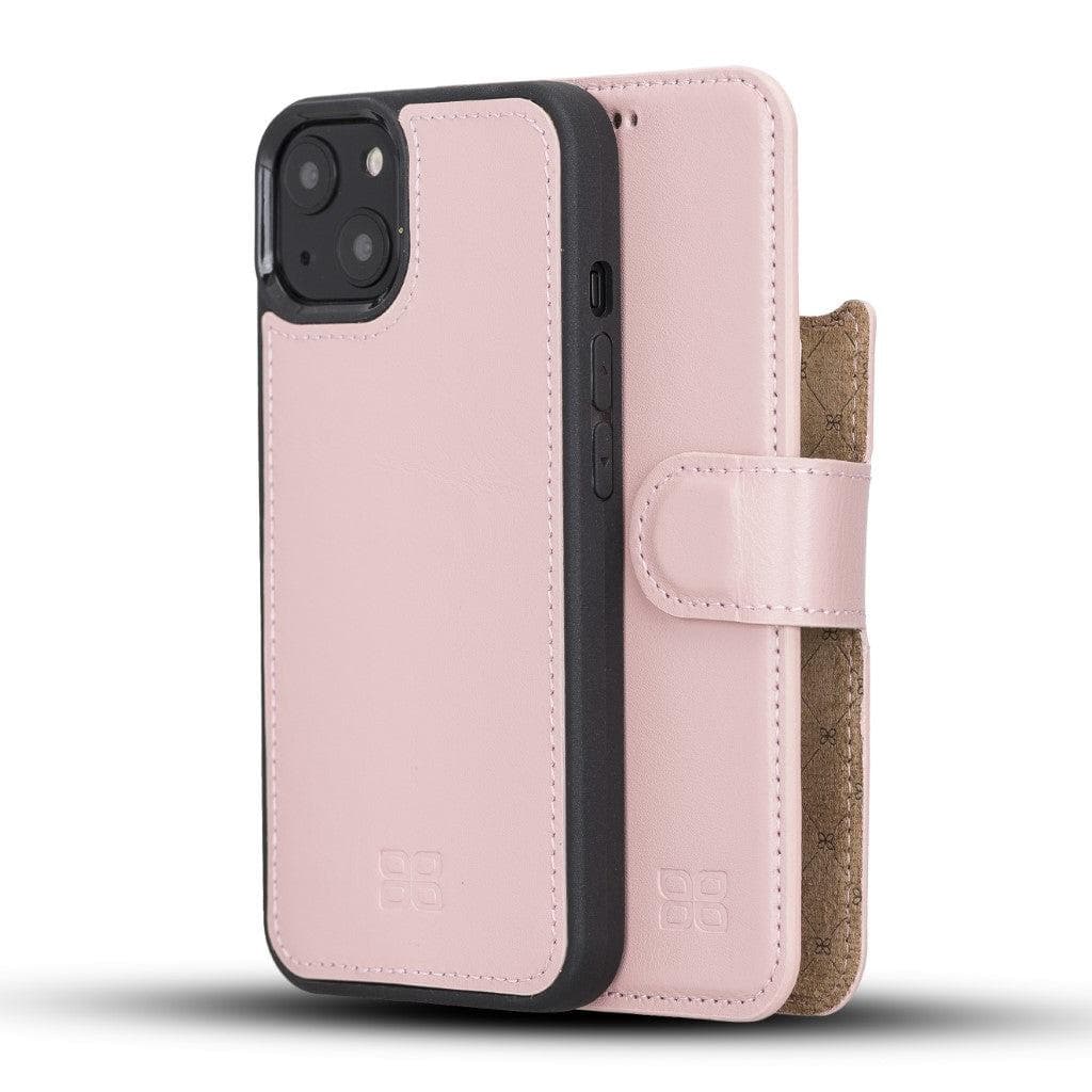 Apple iPhone 13 Series Detachable Leather Wallet Case - MW-20