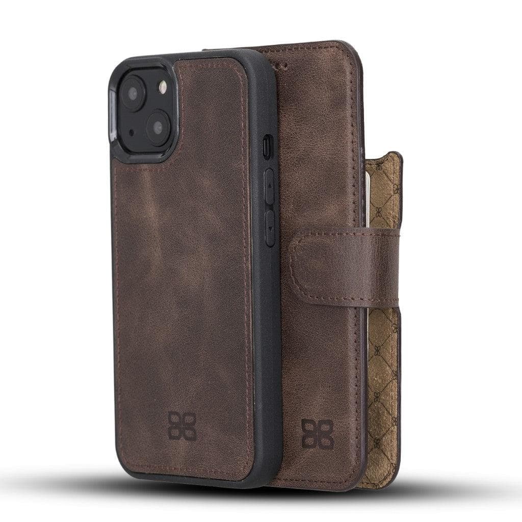 Apple iPhone 13 Series Detachable Leather Wallet Case - MW-21