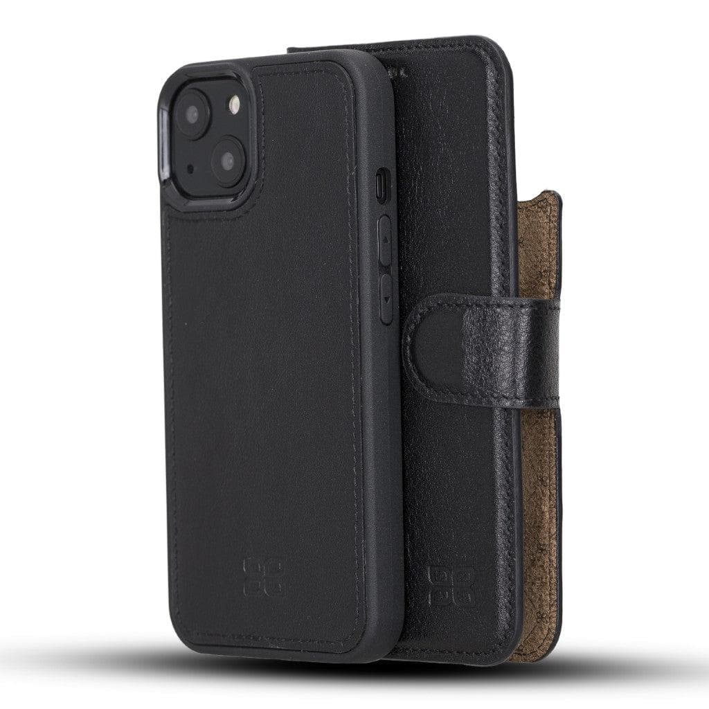 Apple iPhone 13 Series Detachable Leather Wallet Case - MW-22