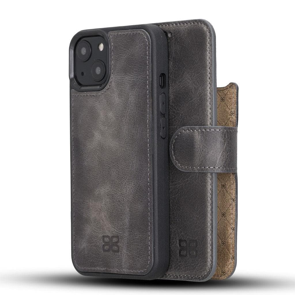 Apple iPhone 13 Series Detachable Leather Wallet Case - MW-23