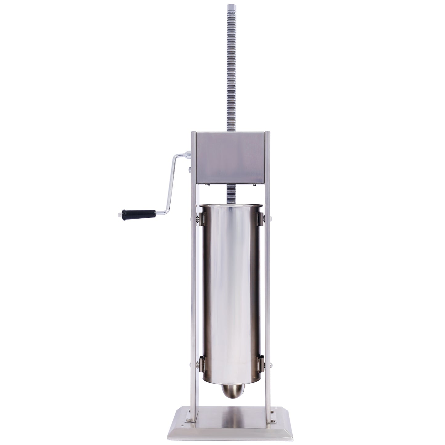 Stainless Steel Commercial Sausage Stuffer,Dual Speed Vertical Sausage Maker 15LB/7L, Meat Filler with 4 Stuffing Tubes