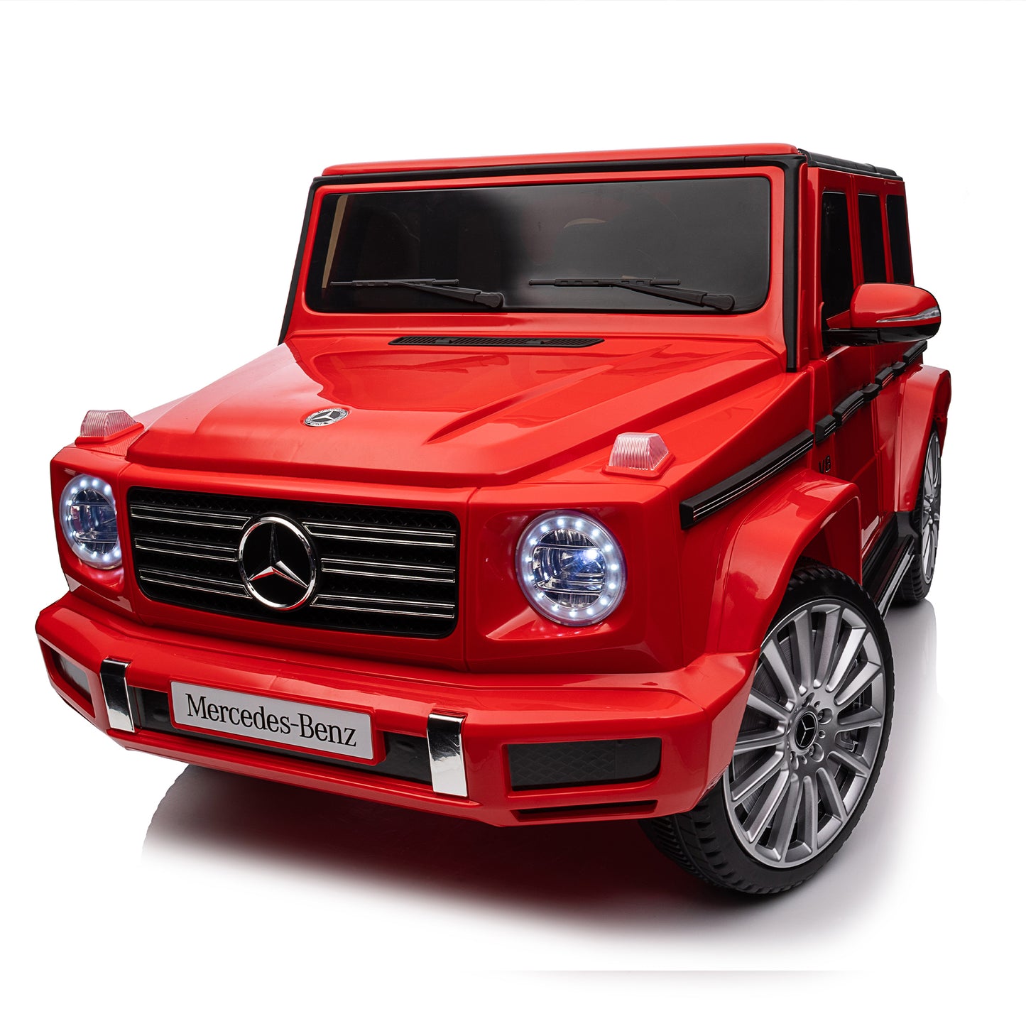 Licensed Mercedes-Benz G500,24V Kids ride on toy 2.4G W/Parents Remote Control,electric car for kids,Three speed adjustable,Power display, USB,MP3 ,Bluetooth,LED light,Three-point safety belt