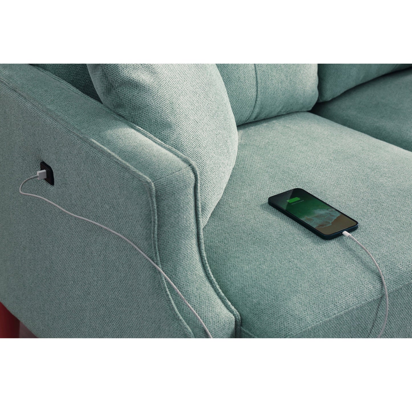 Waterproof 3 Seater Sofa With USB Charge Port-4