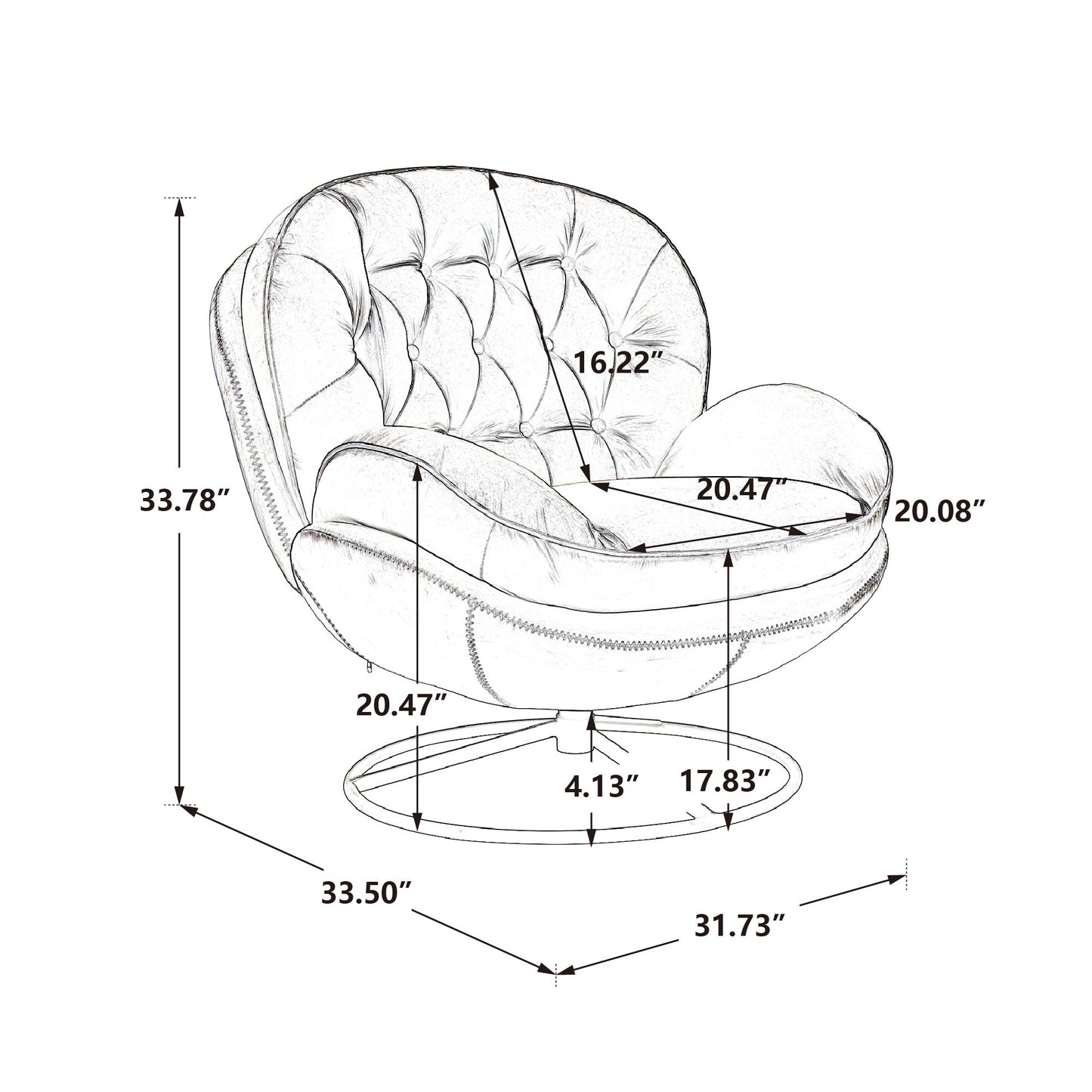 Accent Living room TV Chair sofa-10