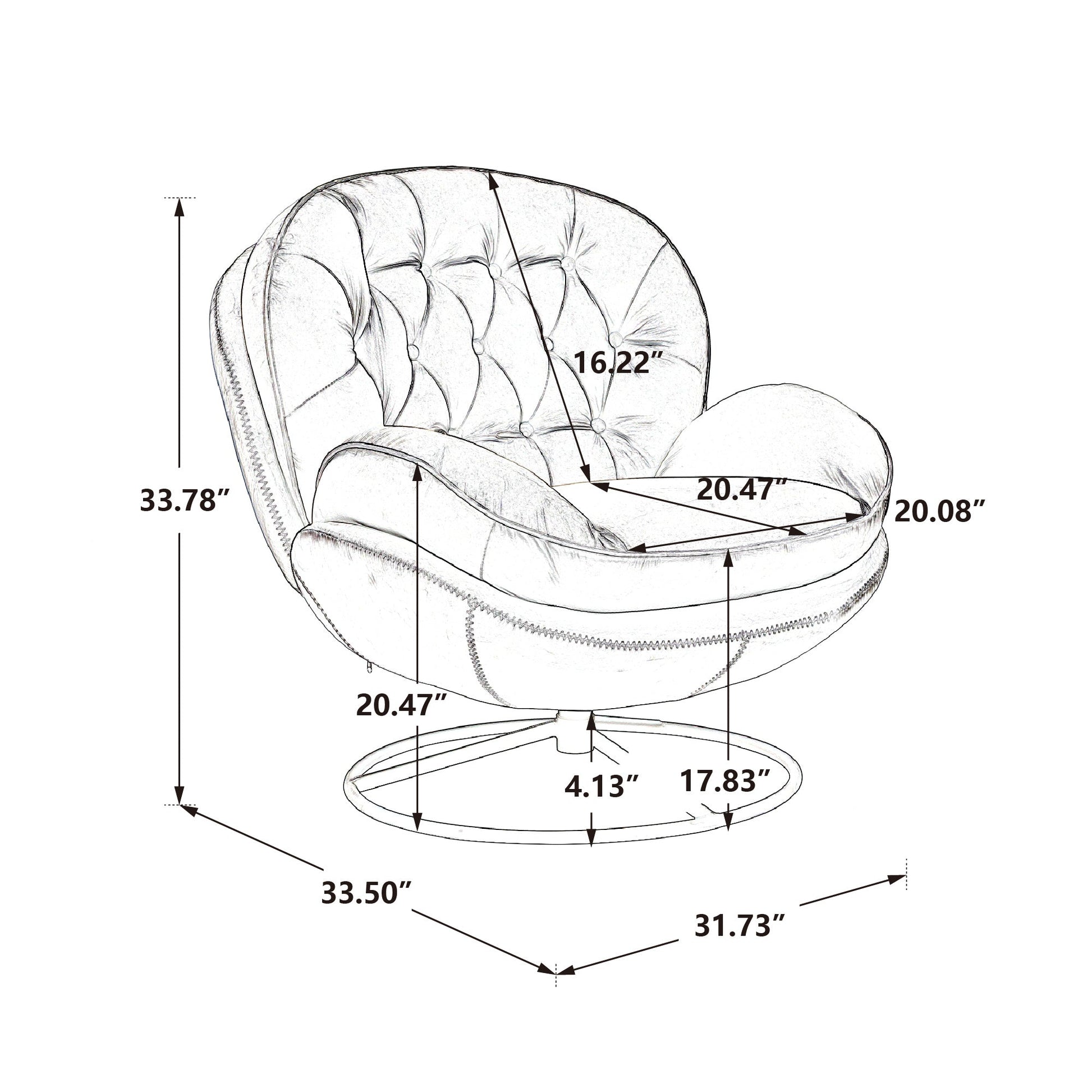 Accent Living room TV Chair sofa-10