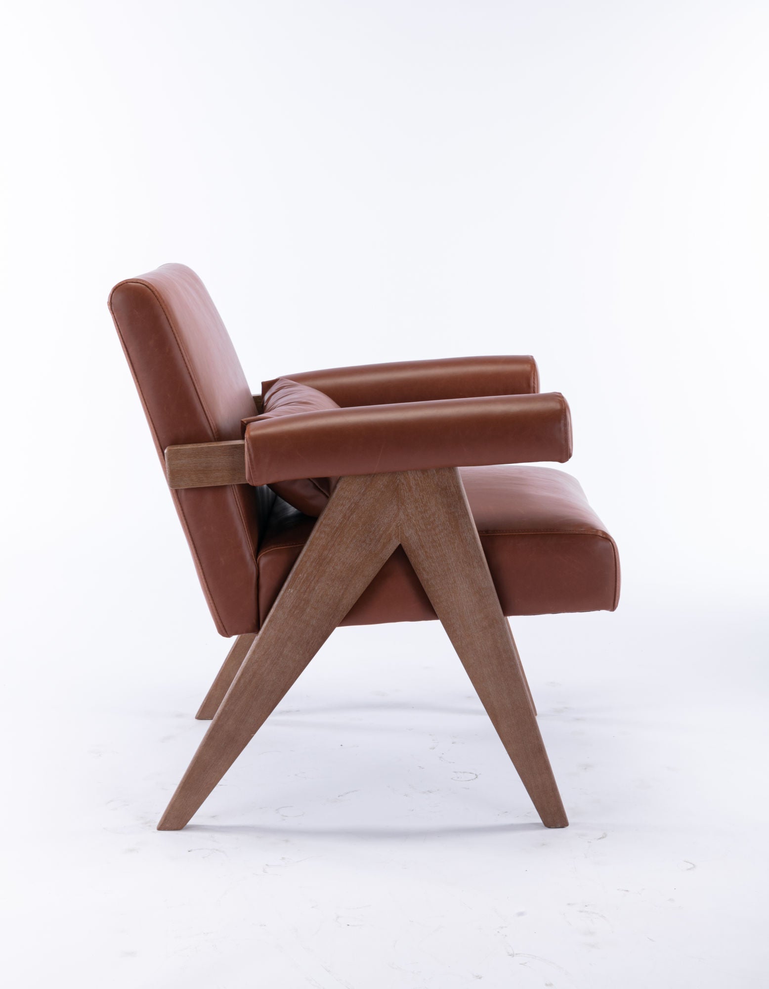 Accent Chair with Walnut finish-13