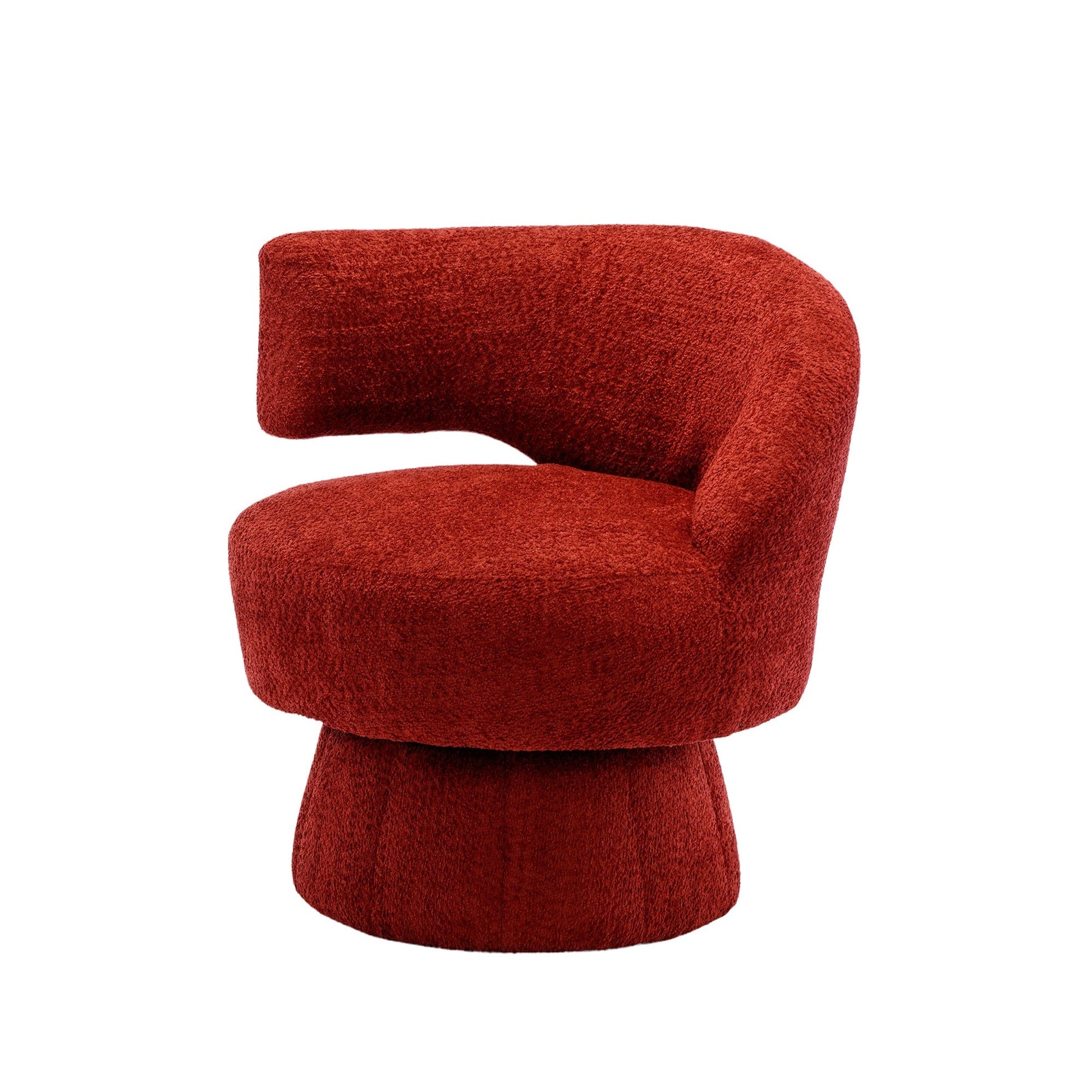 360 Degree Swivel Cuddle Barrel Accent Chairs-12