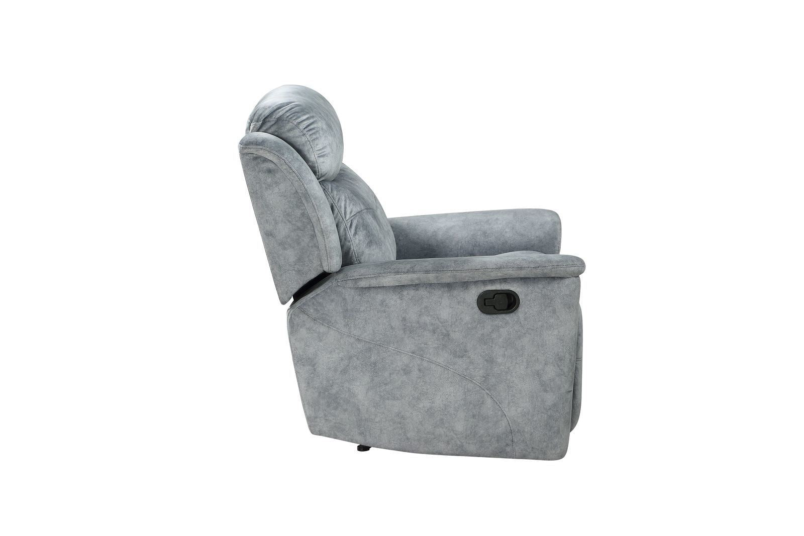 Mariana Sofa (Motion), Silver Gray Fabric-3