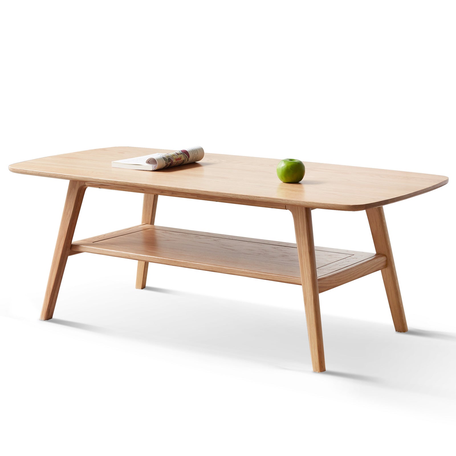 Minimalist Solid Wood Coffee Table-0