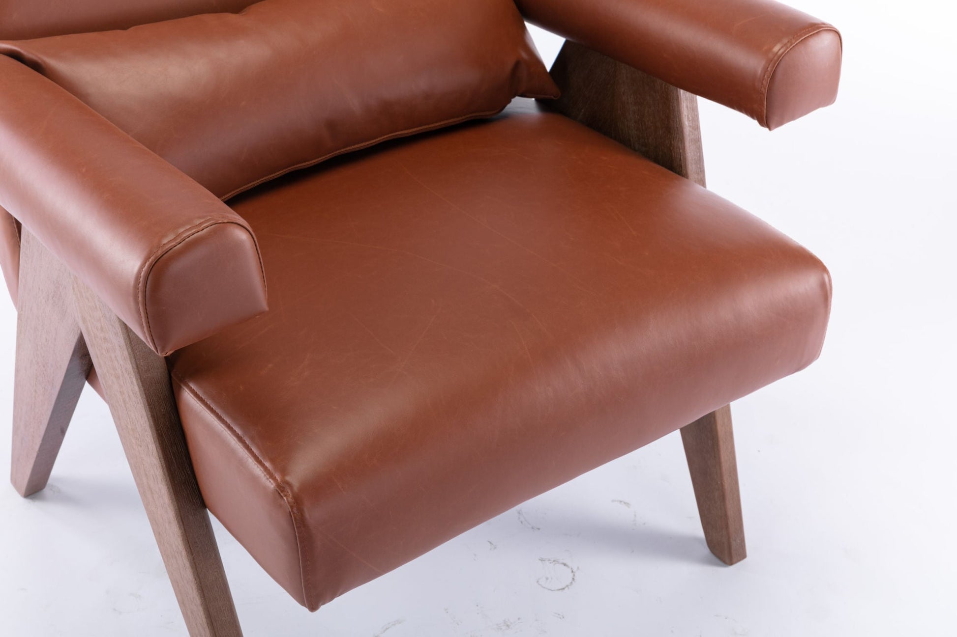 Accent Chair with Walnut finish-17