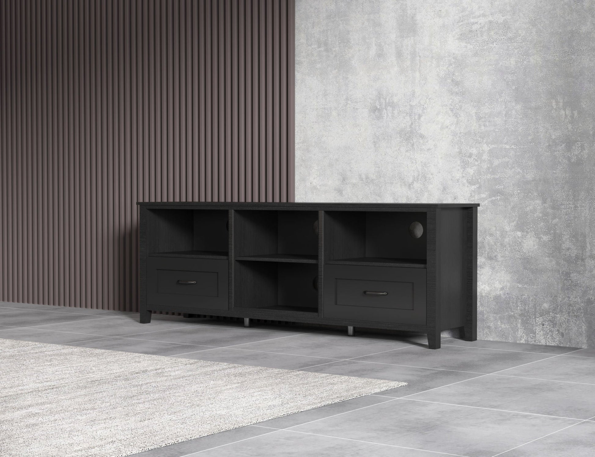 Black TV Stand for Living Room and Bedroom-6