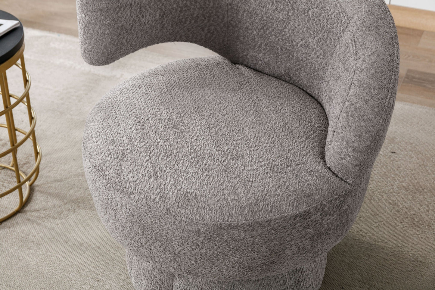 360 Degree Swivel Cuddle Barrel Accent Chairs-10