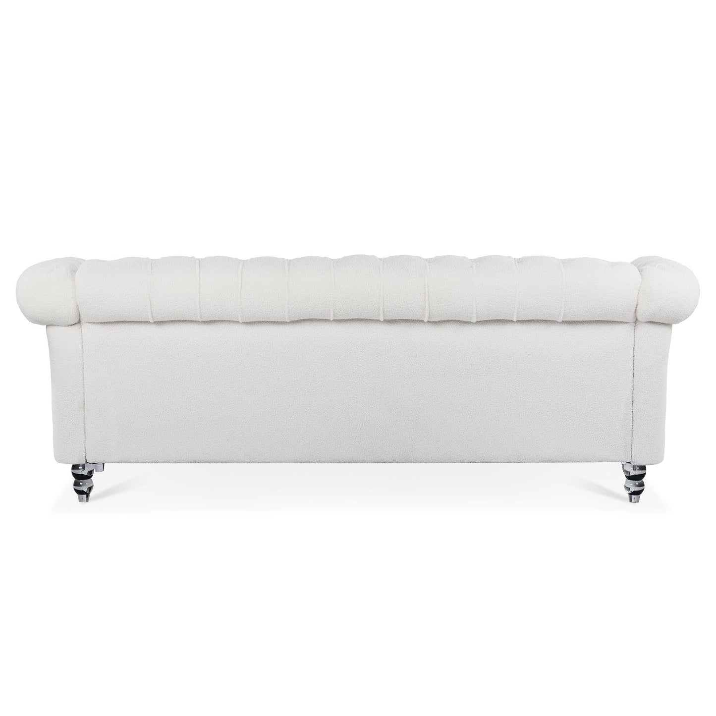 Rolled Arm Chesterfield 3 Seater Sofa-6