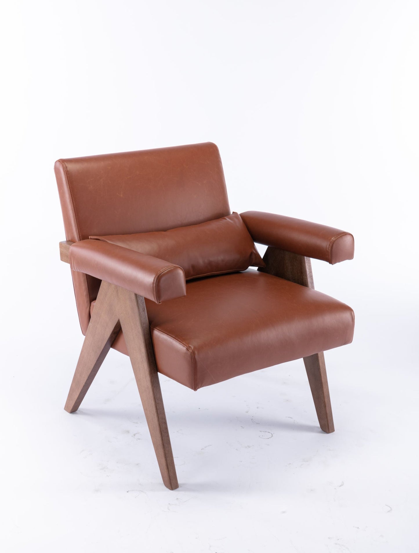 Accent Chair with Walnut finish-19