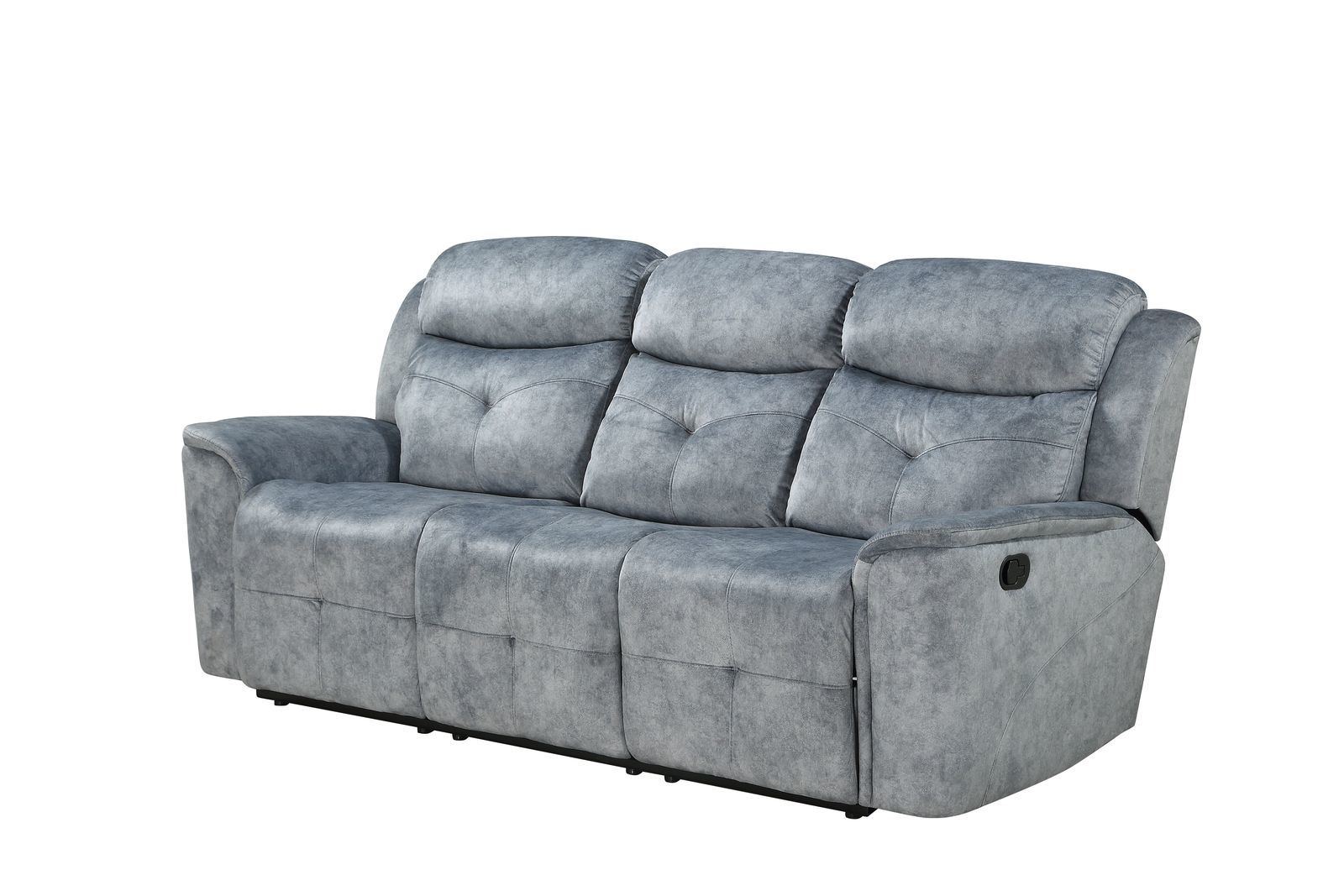 Mariana Sofa (Motion), Silver Gray Fabric-4